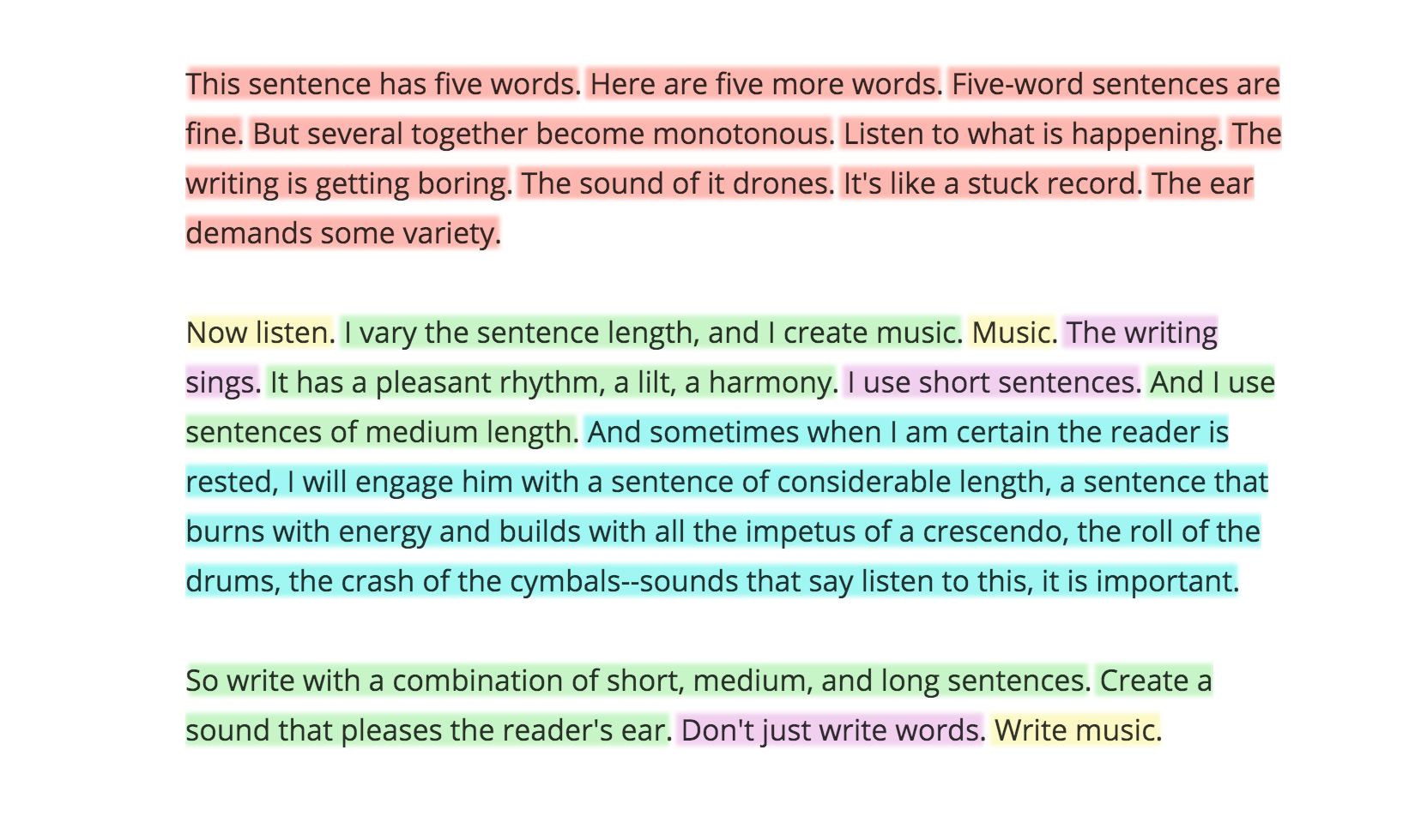 sentence-length-art