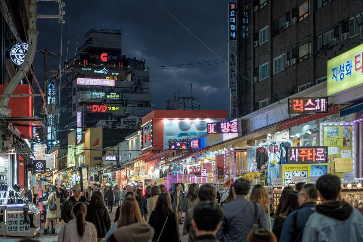 Hongdae. Seoul, Corea.