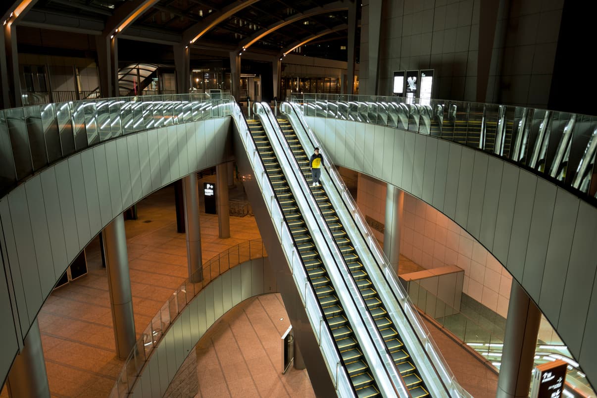 Stairs. Tokyo, Japan.