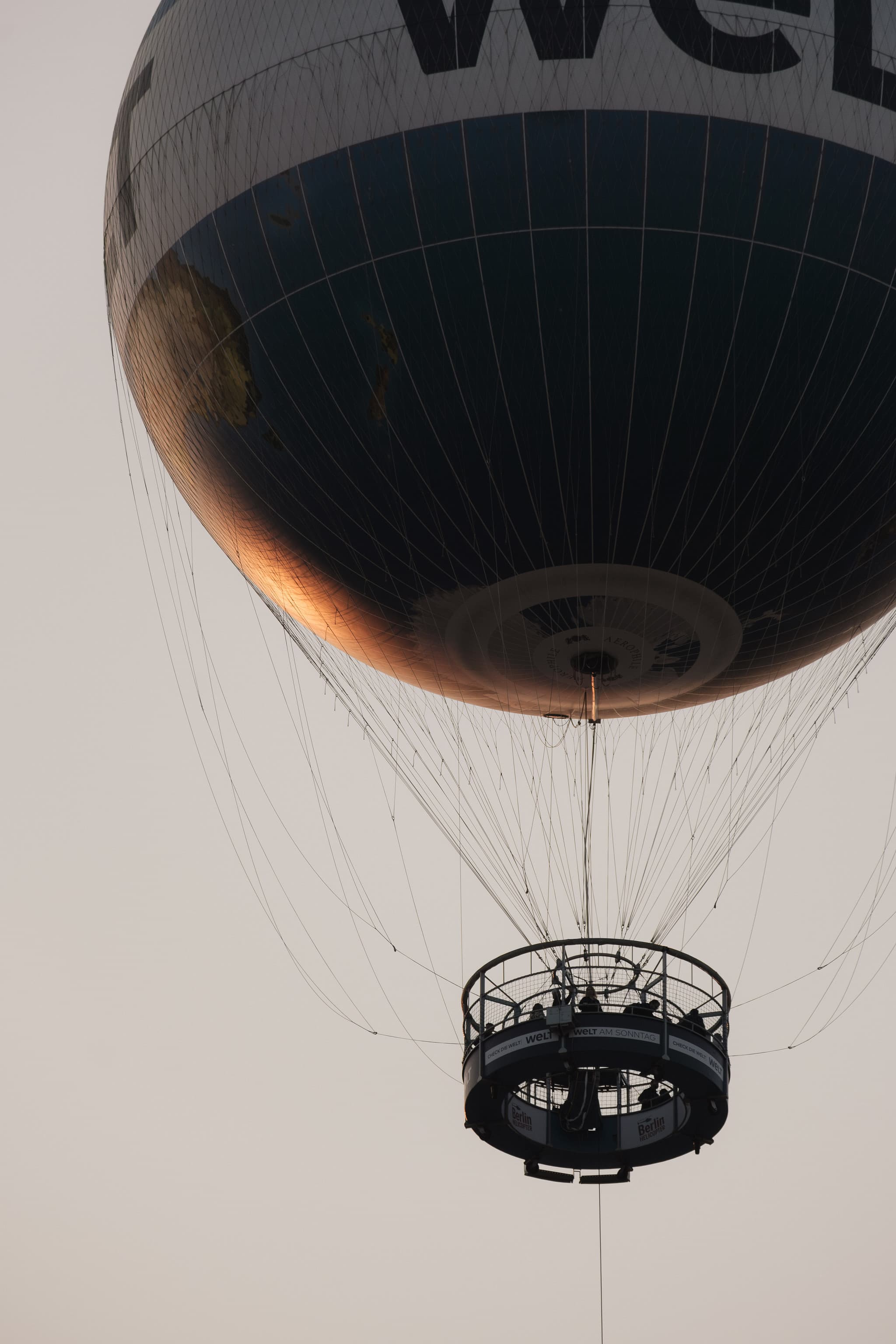 In the air. Berlin, Germany.