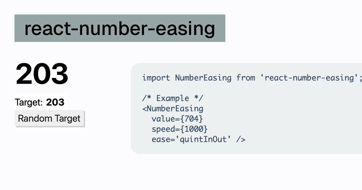 react-number-easing