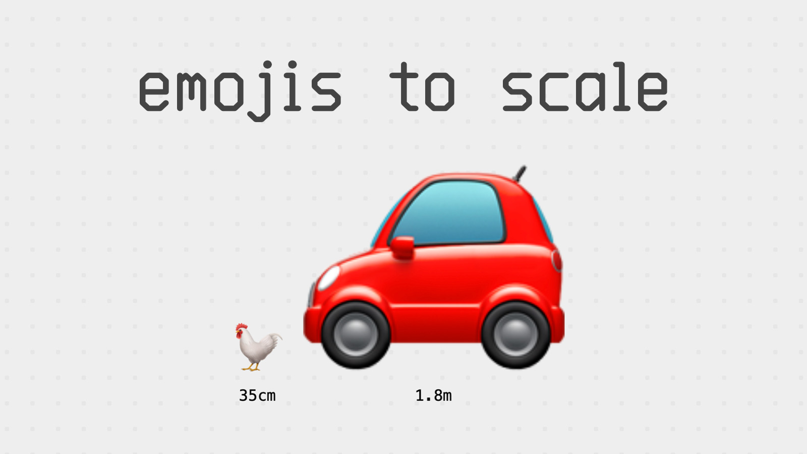 Emoji to Scale